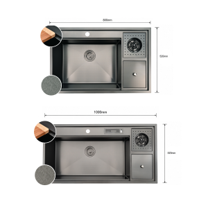 HOUSS Multifunction Single Bowl Kitchen Sink