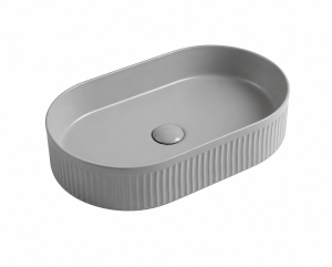 HOUSS Fluted Oval Countertop Basin