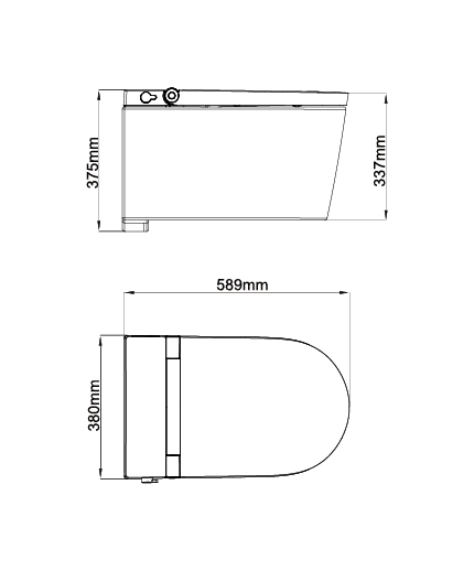 Wall-hung Smart Toilets - Image 2